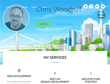 Tablet Screenshot of chriswoodruff.com